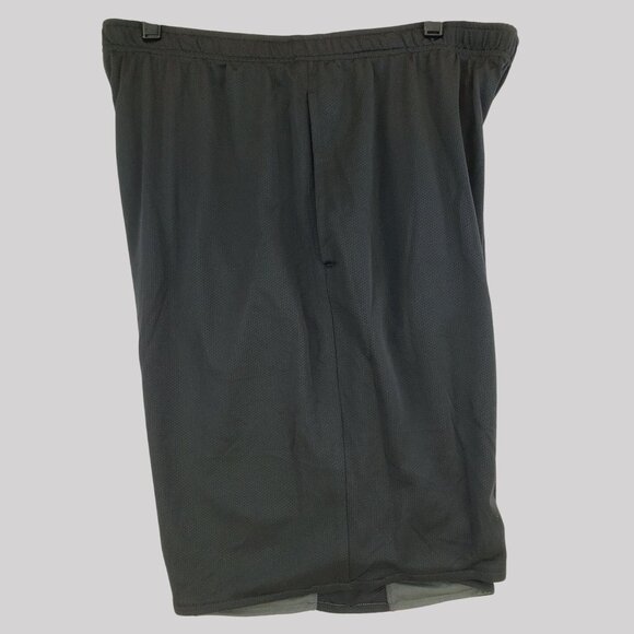 Nike Shorts Gray Black Pockets Reversible Gym Training Mens XL - Picture 3 of 11